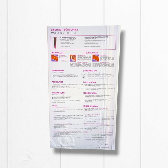 L'Oreal Professionnel DIARichesse 2 Tubes Ammonia-Free 6.3/6G Gingerbread - Picture 16 of 16